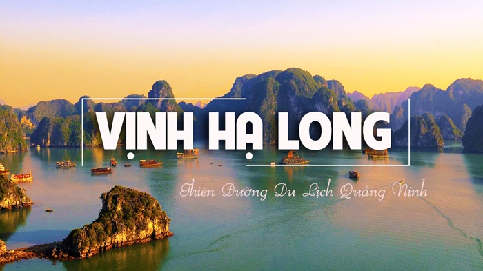 Một góc vịnh Hạ Long nhìn từ thủy phi cơ. 